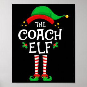 Poster Groupe de jumelage de la famille des elfes de Noël