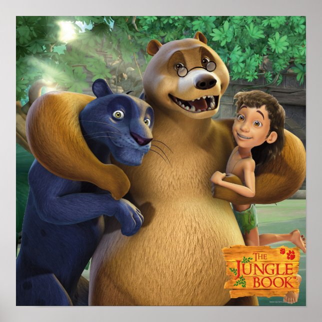 Poster Groupe de livres de la Jungle 1 2 (Devant)
