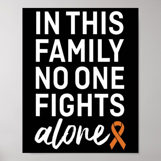 Poster Groupe de soutien à la famille du ruban orange (Devant)