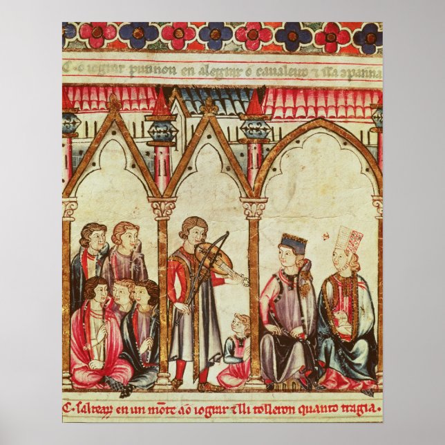Poster Groupe de Troubadours (Devant)