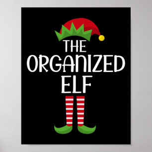 Poster Groupe Elf Correspondant Famille Costume de Noël L