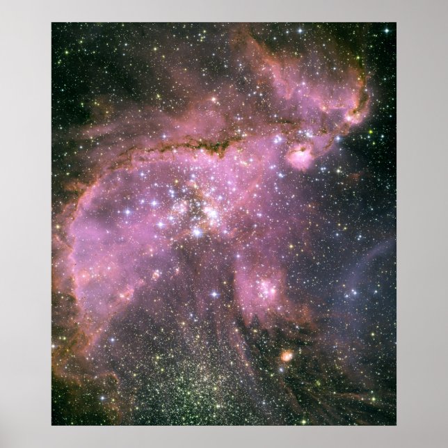 Poster Groupe étoile NGC 346. (Devant)