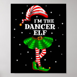 Poster Groupe familial Je suis la danseuse Elf Christmas