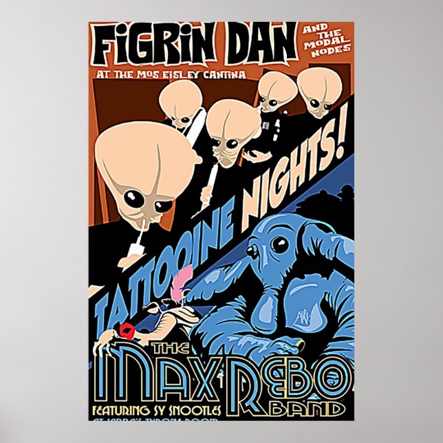 Poster Groupe Figrin Dan Cantina (Devant)