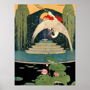 Poster Grue de vol