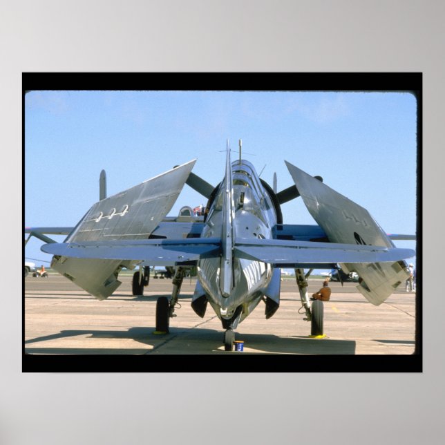 Poster Grumman TBM Avenger, Ailes Folles_Avions 2ÈME GUER (Devant)
