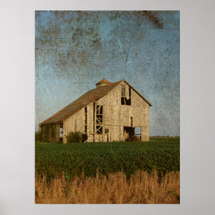 Poster Grunge Barn