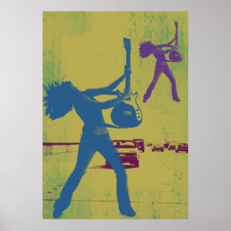 Poster Grunge Highway