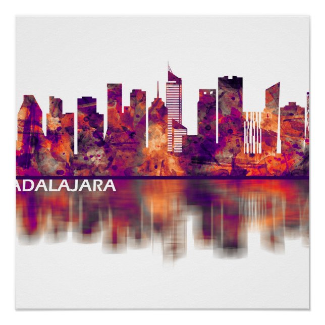 Poster Guadalajara Mexico (Devant)