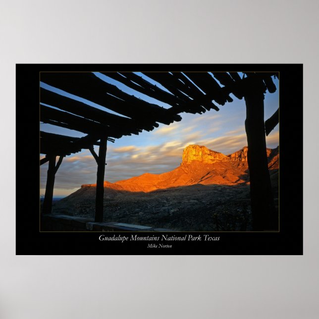Poster Guadalupe Mountain National Park Texas (Devant)