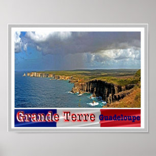 Poster Guadeloupe - Grande Terre -