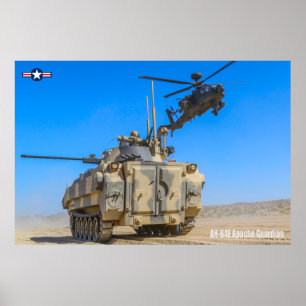 POSTER GUARDIAN APACHE AH-64E