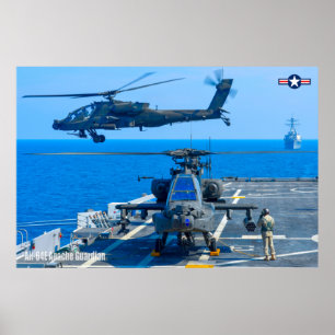 POSTER GUARDIAN APACHE AH-64E