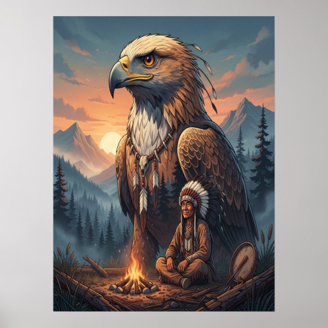 Poster Guardian of the Sacred Fire (Devant)