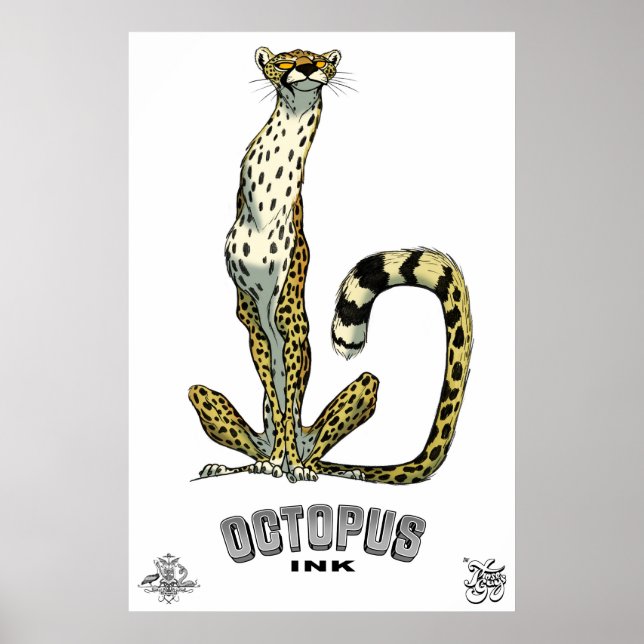 Poster guépard (Devant)