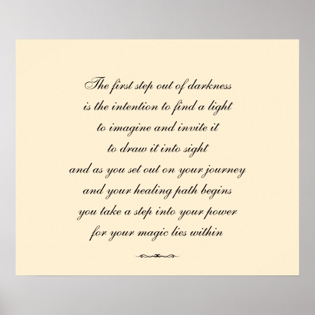 Poster guérison (Devant)