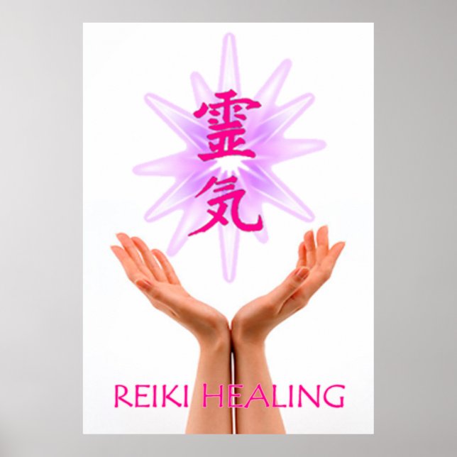 Poster Guérison du Reiki (Devant)