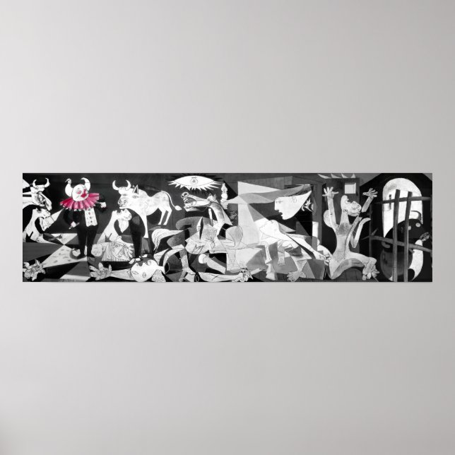 Poster Guernica sauf un Clown (Devant)