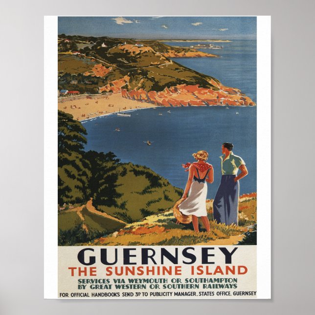 POSTER GUERNSEY (Devant)