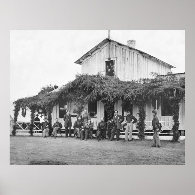 Poster Guerre civile Général Hardin, 1865 (Devant)