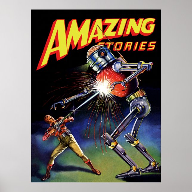 Poster guerre des robots (Devant)