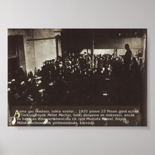 Poster Guerre d'indépendance turque (Devant)