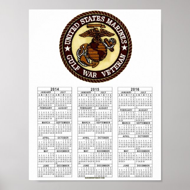 POSTER GUERRE DU GOLFE (Devant)