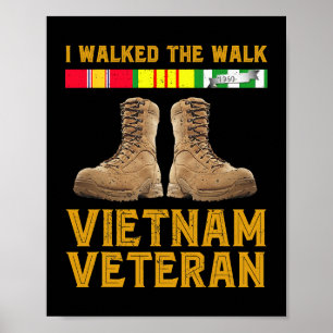 Poster Guerre du Vietnam Anciens combattants américains J