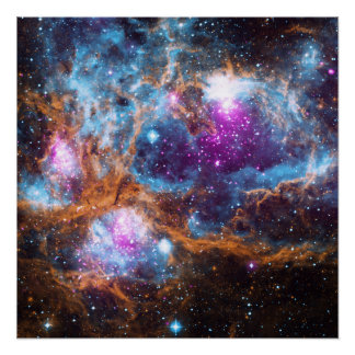 Poster Guerre et paix Nebula - NGC 6357