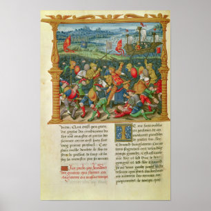 Poster Guerre faisante du Roi Edouard III à la bataille