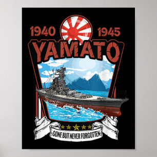 Poster Guerre Mondiale 2 Militaire Japonais Bataillon Yam