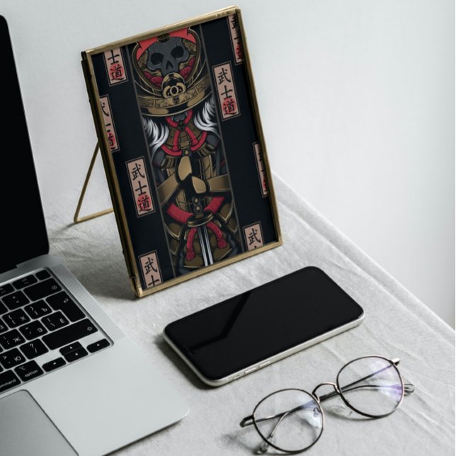 Poster Guerrier de Bushido (Créateur téléchargé)