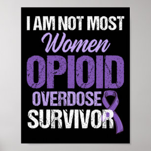 Poster Guerrier de la sensibilisation au surdosage d'opio
