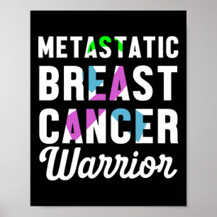 Poster Guerrier de sensibilisation au cancer du sein méta