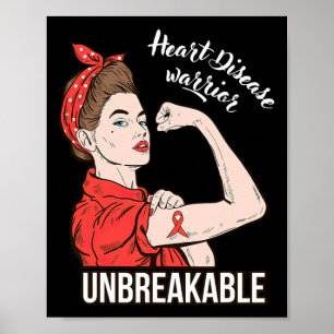Poster Guerrier de sensibilisation aux maladies cardiaque
