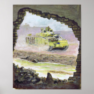 Poster Guerrier du désert Irak