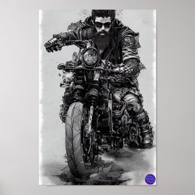 POSTER GUERRIER ROUTIER 3 (Devant)