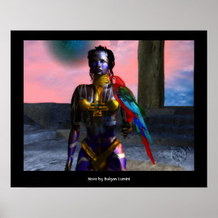 POSTER GUERRIÈRE CYBER NORA1