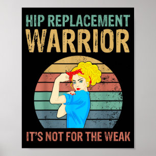 Poster Guerrière drôle de remplacement de hanche Nouvelle