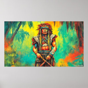 POSTER GUERRIÈRE INCAN 4