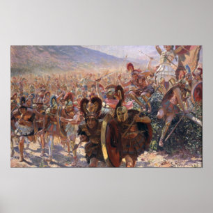 Poster Guerriers antiques