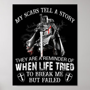 Poster Guerriers chrétiens templiers My S racontent une h