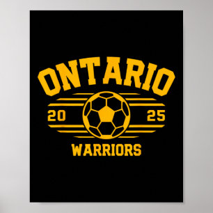 Poster Guerriers de l'Ontario Soccer Byll 2025 Hs 