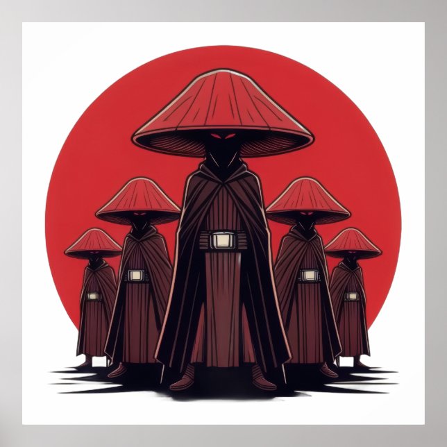 Poster Guerriers mystiques des champignons (Devant)