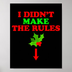 Poster Gui de Noël Je n'ai pas fait les règles Noël