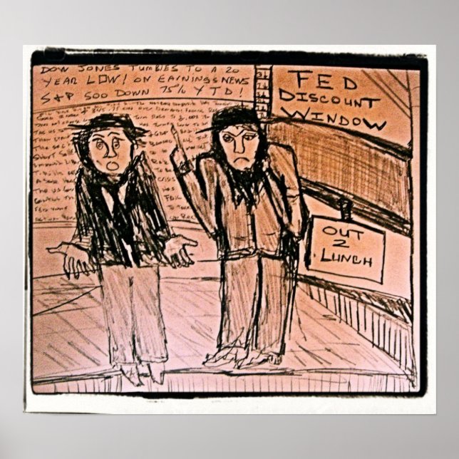 Poster Guichet d'escompte de la FED (Devant)