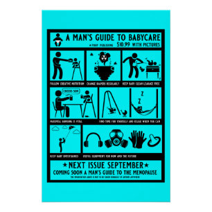 Poster Guide Cadeaux Pour Les Nouveaux Pères