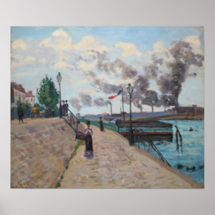 Poster Guillaumin - La Seine à Charenton