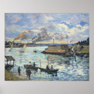 Poster Guillaumin - Scène de rivière