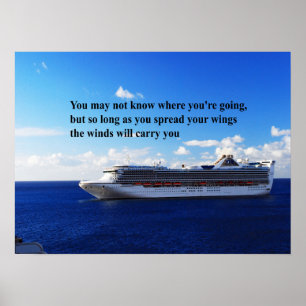Poster Guillemet inspirant Trouver votre chemin dans la v